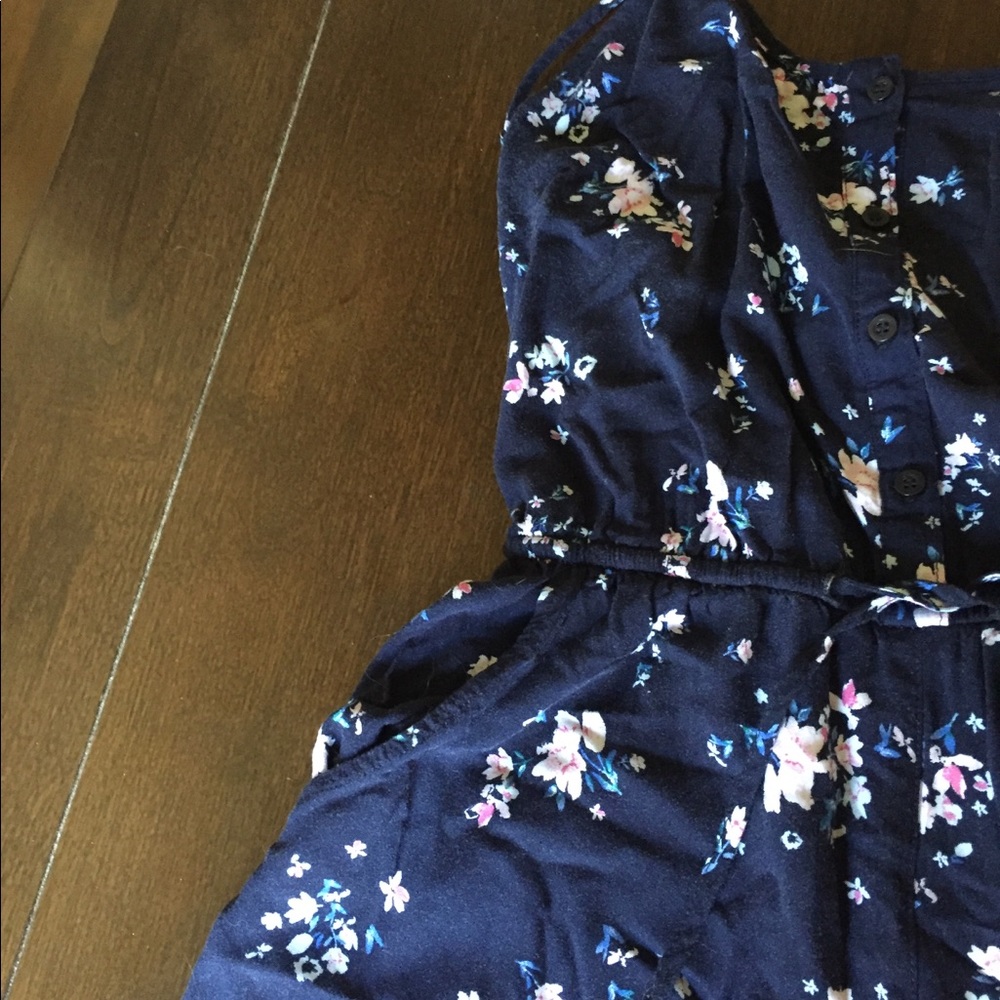 FLORAL PAPAYA ROMPER - Picture 2 of 4